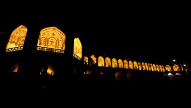 کرم شبتاب آثار باستانی, اصفهان, ایران, پل, پل خواجو, زاینده رود, شب کرم شبتاب آثار باستانی, اصفهان, ایران, پل, پل خواجو, زاینده رود, شب